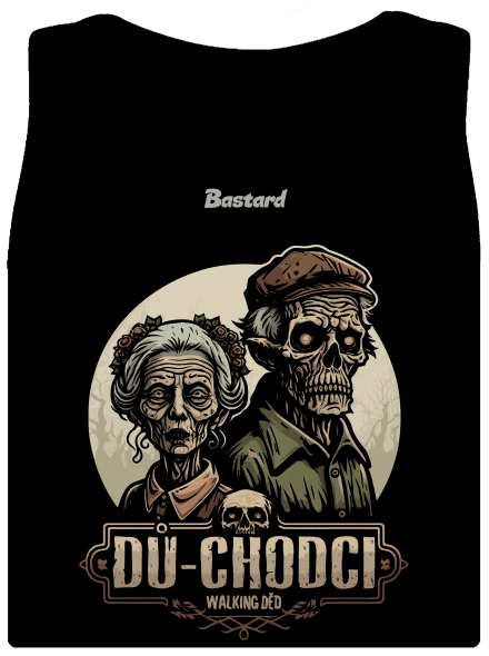 Dů-chodci dámské tílko klasické Black