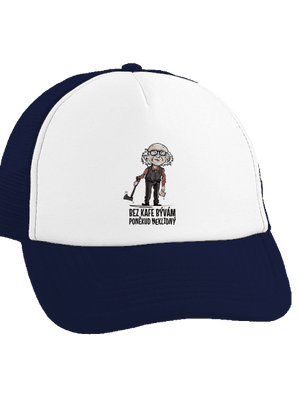 Neklidný bez kafe kšiltovka truckerka French Navy cap