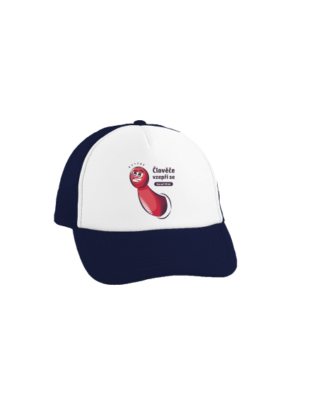 Člověče vzepři se kšiltovka truckerka French Navy cap