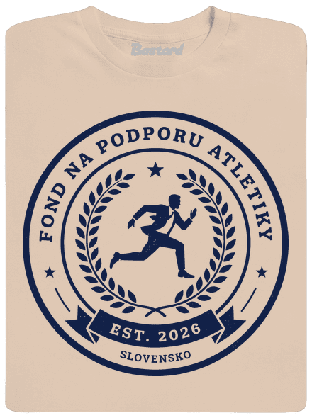 Fond na podporu atletiky pánské tričko Sand