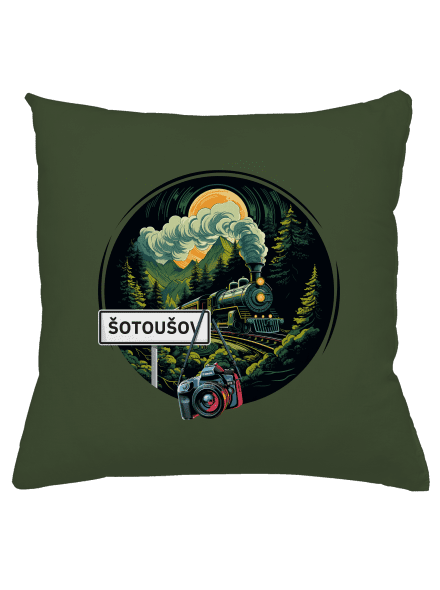 Šotoušov polštář Olive Green