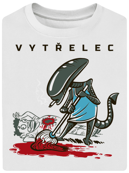 Vytřelec unisex tričko oversized White