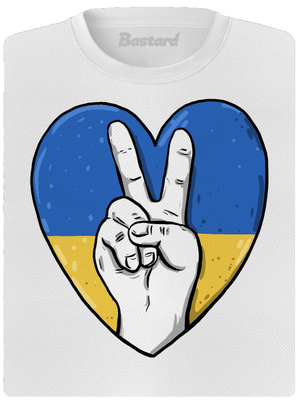 Ukrajina - Mír dámské sportovní tričko White