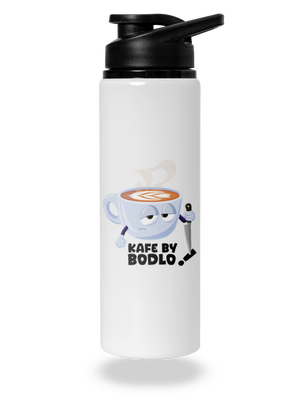 Kafe by bodlo lahev na vodu White