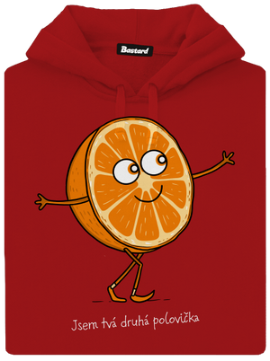 Druhá polovička dámská mikina klokanka Red Mal