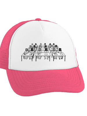 Cimrman: Debil, blbeček kšiltovka truckerka Fluorescent Pink cap