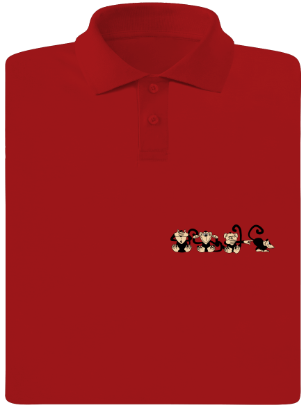 Opice pánská polokošile Red Mal