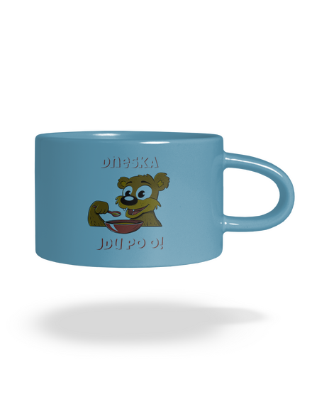 Dneska jdu po o hrnek makronka Blue Macaron