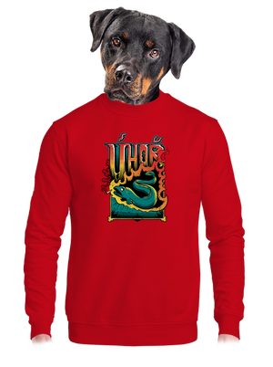 unisex mikina bez kapuce