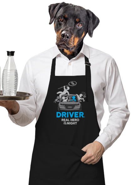 Driver zástěra Black