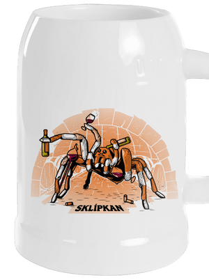 Sklípkan půllitr White