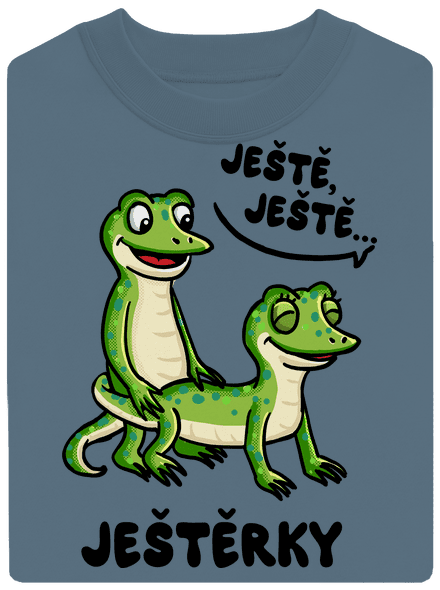 Ještě, ještě unisex mikina bez kapuce Nordic Blue