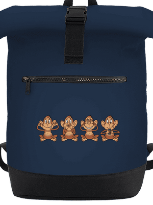 Opička s mobilem batoh French Navy