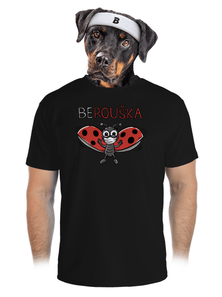 Berouška pánské sportovní tričko Black