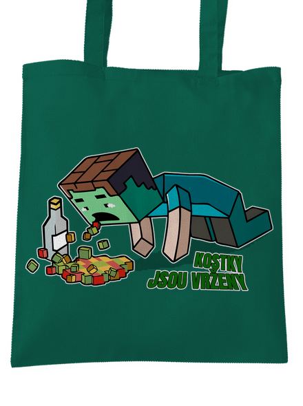 Kostky jsou vrženy taška Bottle Green WM