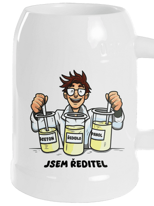 Jsem ředitel půllitr White