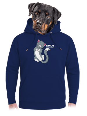 Chci se pomazlit unisex mikina premium Navy