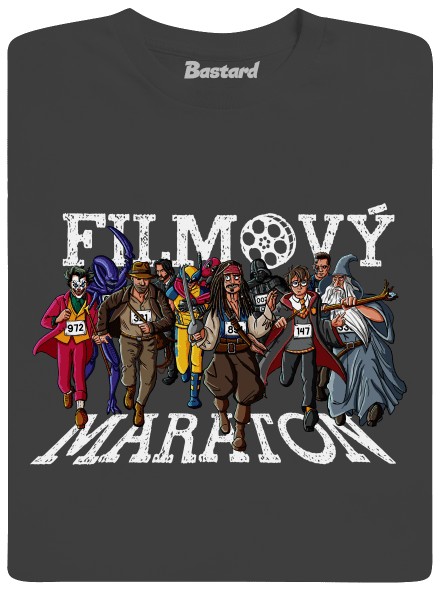 Filmový maraton pánské dlouhý rukáv Dark Grey