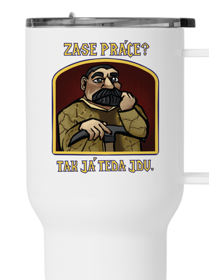 Zase práce? termohrnek White
