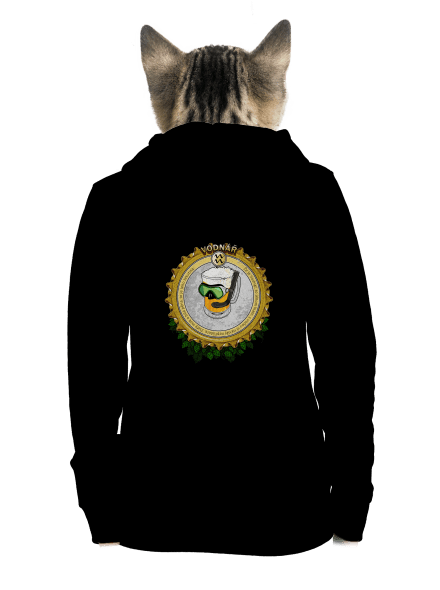 Pivní horoskop: Vodnář dámská mikina na zip Black