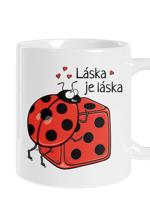 Láska je láska klasický hrnek White