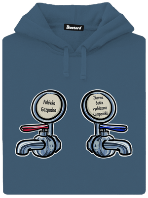 Polévka Gazpacho dámská mikina klokanka Denim