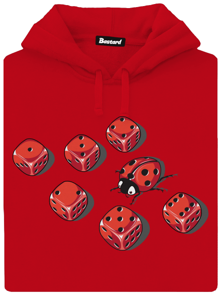Mimikry pánská mikina klokanka Red