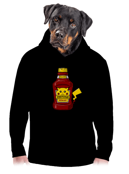 Piketchup pánská mikina klokanka Black