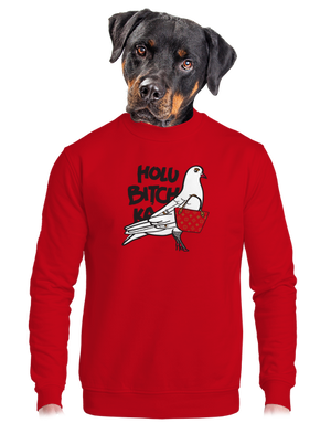 unisex mikina bez kapuce