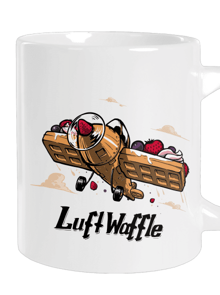 Luftwaffle velký hrnek White
