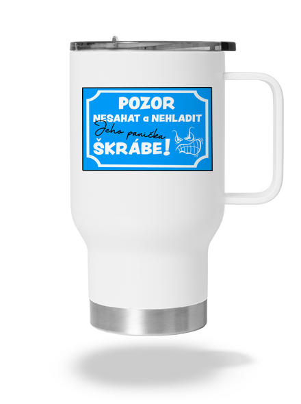 Pozor, nesahat termohrnek White