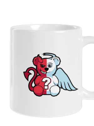 Anděl vs. ďábel klasický hrnek White