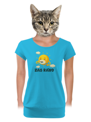 dámské tričko s lemem