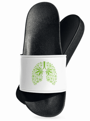 Ganja plíce pantofle White