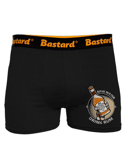 Save Water boxerky Black
