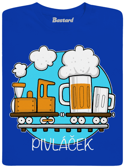 Pivláček pánské dlouhý rukáv Royal Blue