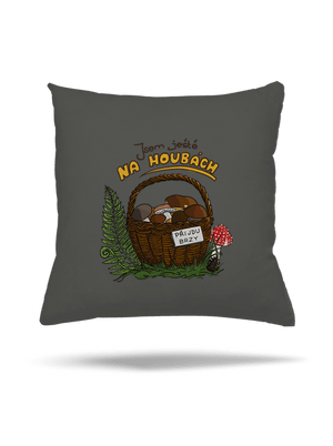 Na houbách polštář Gray Pol