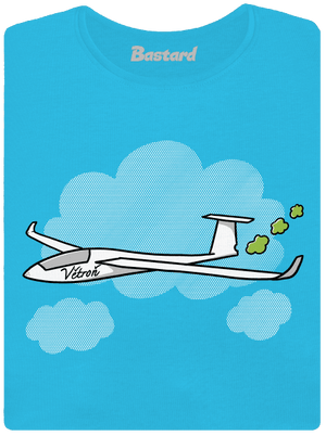 Větroň dámské tričko s lemem Blue Atol