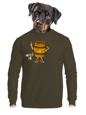 unisex mikina bez kapuce