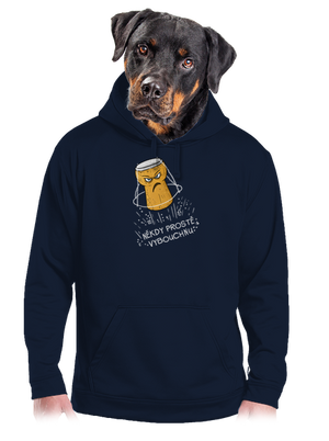 Někdy vybouchnu pánská mikina klokanka Navy