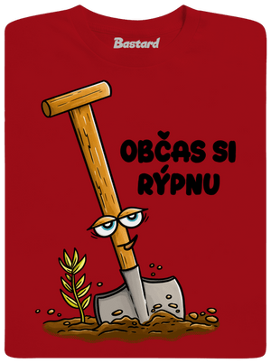 Občas si rýpnu pánské dlouhý rukáv Red