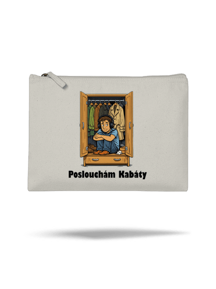 Poslouchám Kabáty taštička Stracciatella