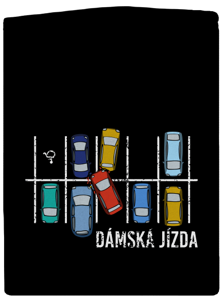 Dámská jízda pánská mikina na zip Black