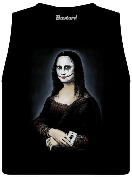 Mona Joker Lisa dámské tílko volné Black