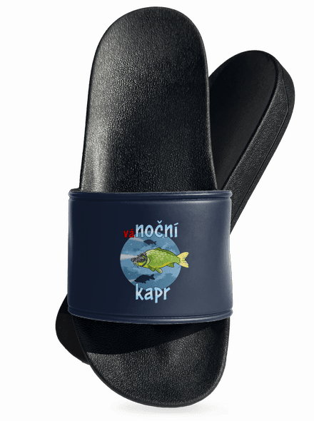 Vánoční kapr pantofle Navy