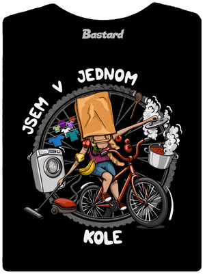 Jsem v jednom kole dámské tričko Black
