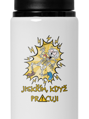 Jiskřím lahev na vodu White