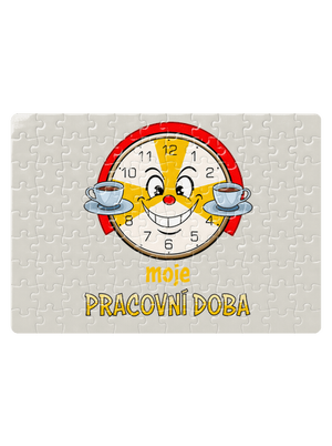 Pracovní doba puzzle White
