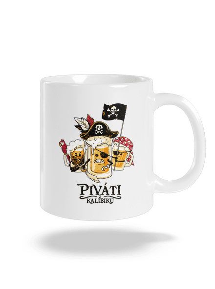 Piváti z Kalibiku klasický hrnek White