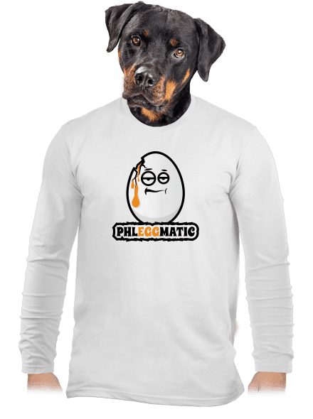 Phleggmatic pánské dlouhý rukáv White